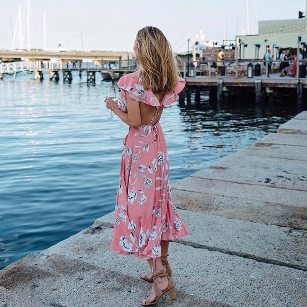 NWT Yumi Kim Floral Wrap Dress
